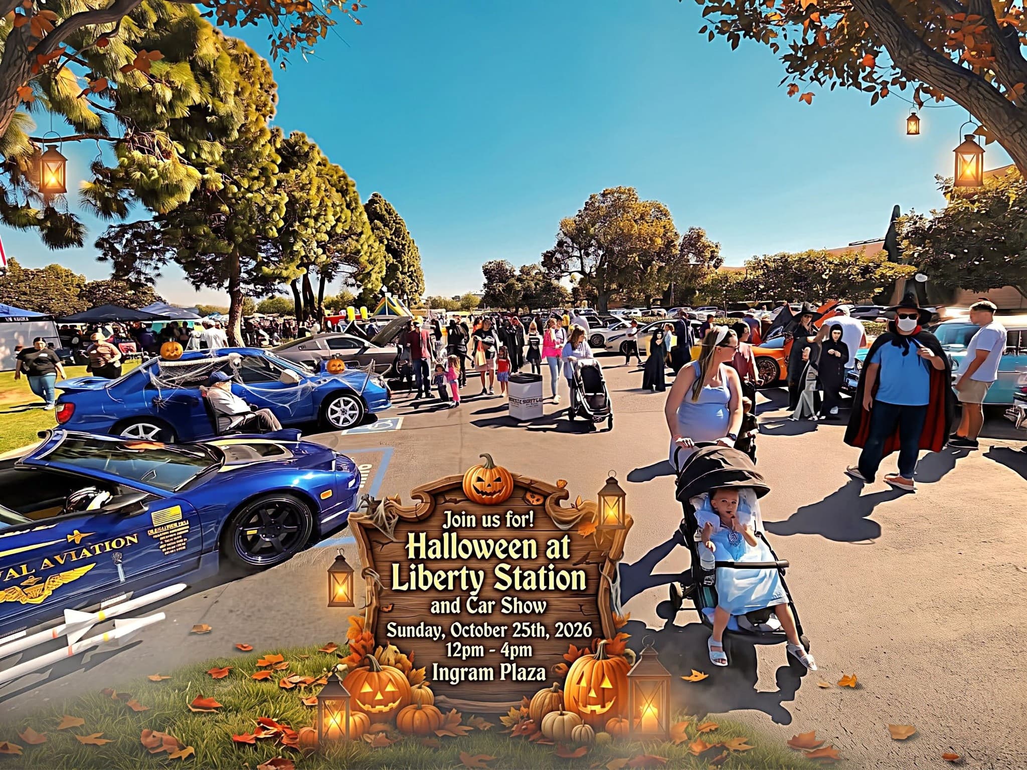 Halloween at Liberty Station and Car Show