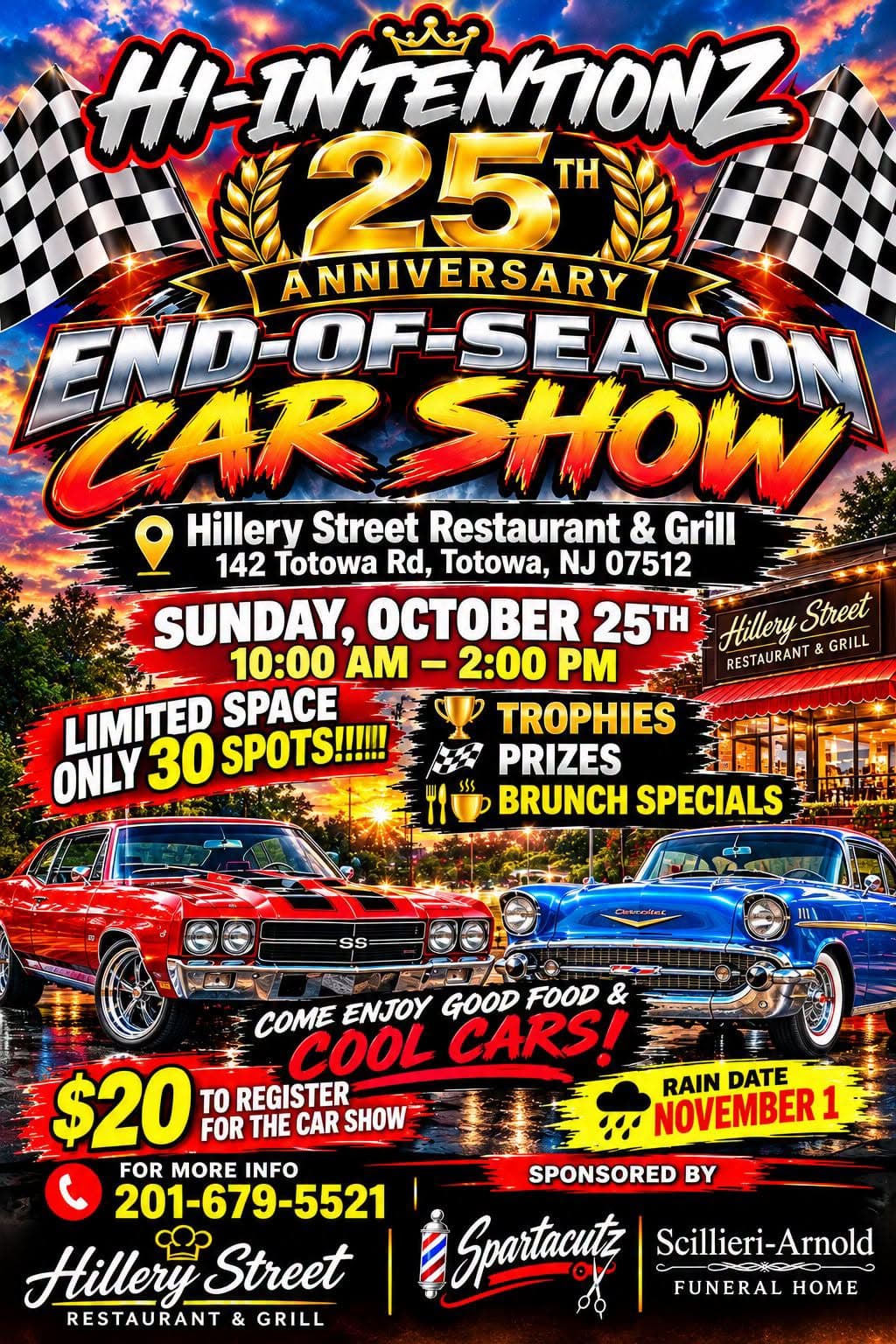 Hi-Intentionz 25th Anniversary End-Of-Season Car Show
