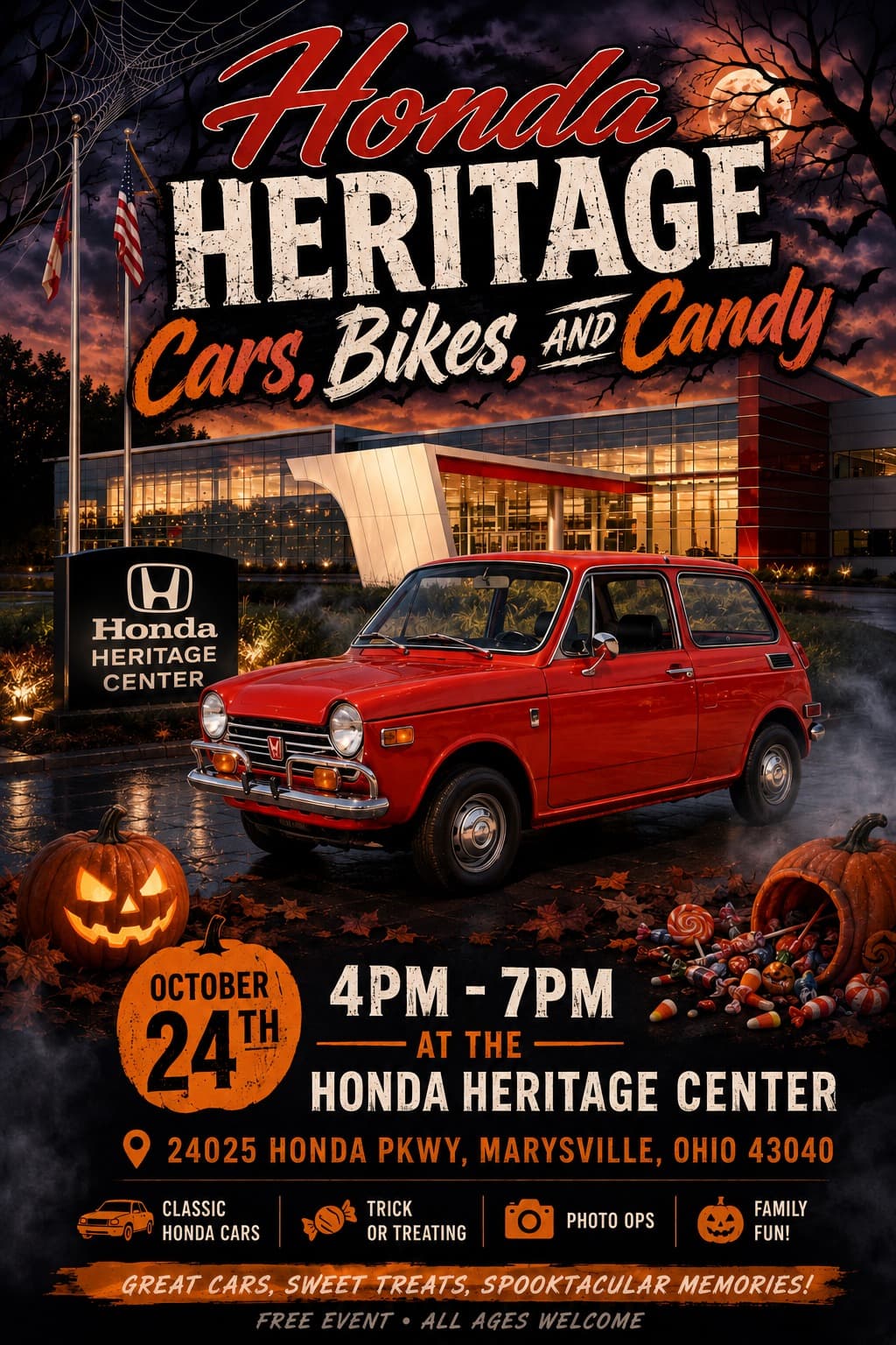 Honda Heritage Cars, Bikes and Candy