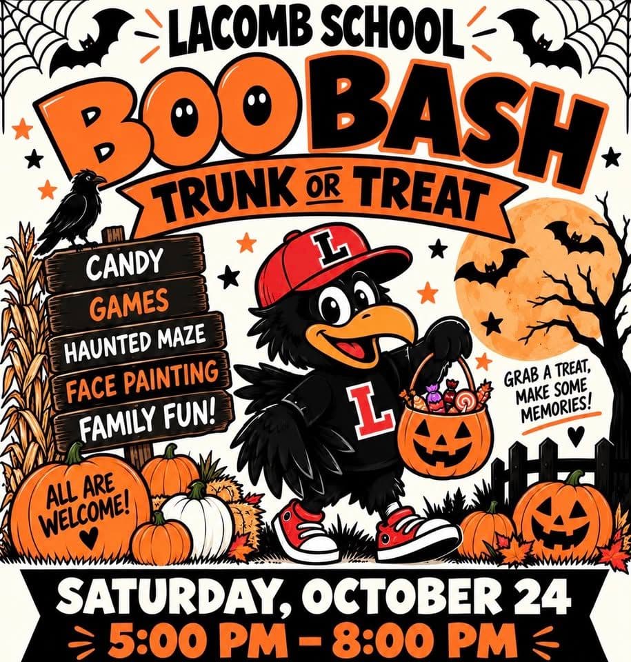 Lacomb School Boo Bash Trunk or Treat