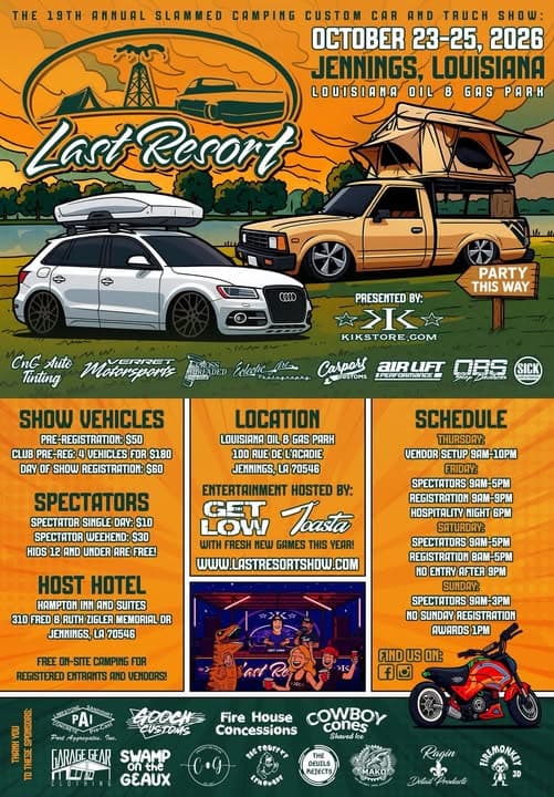 Last Resort Slammed Camping Custom Car & Truck Show
