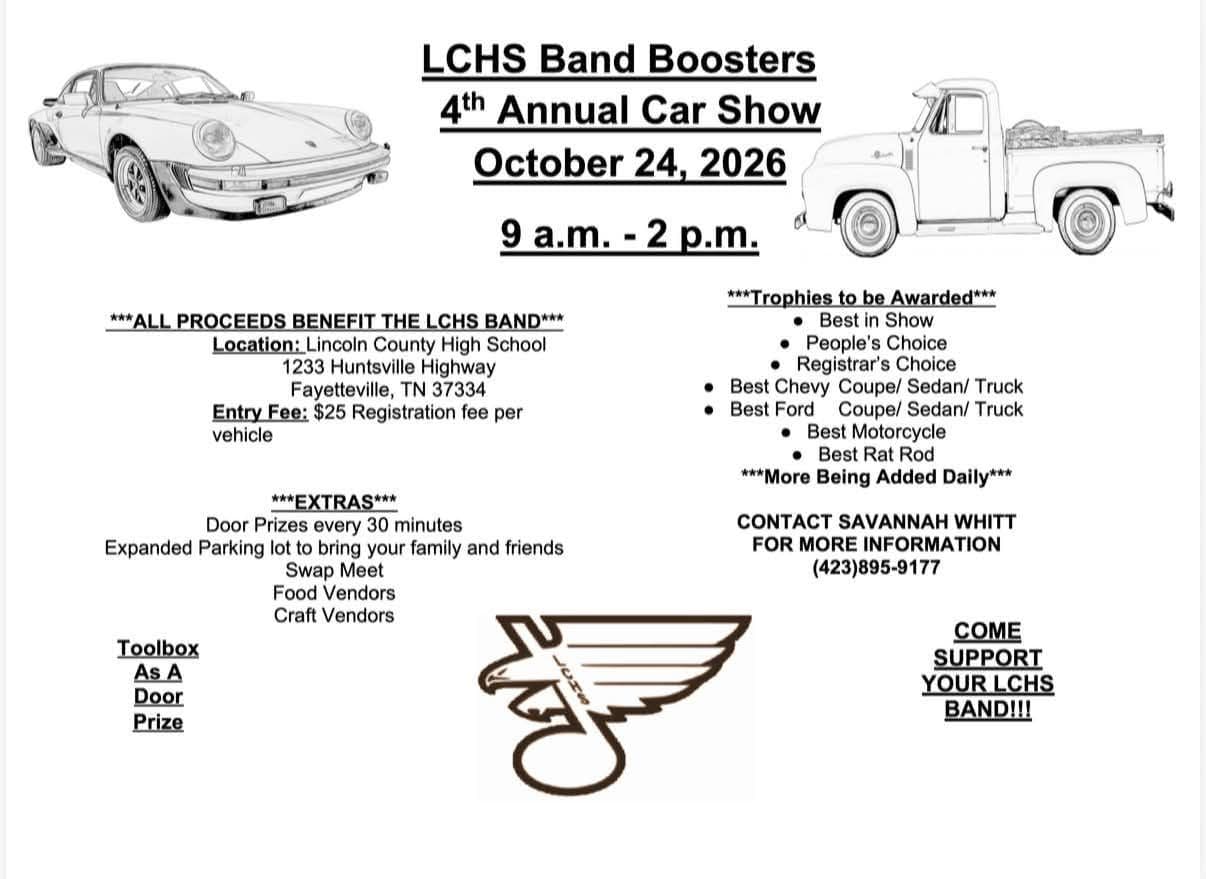 Lchs Band Boosters Car Show