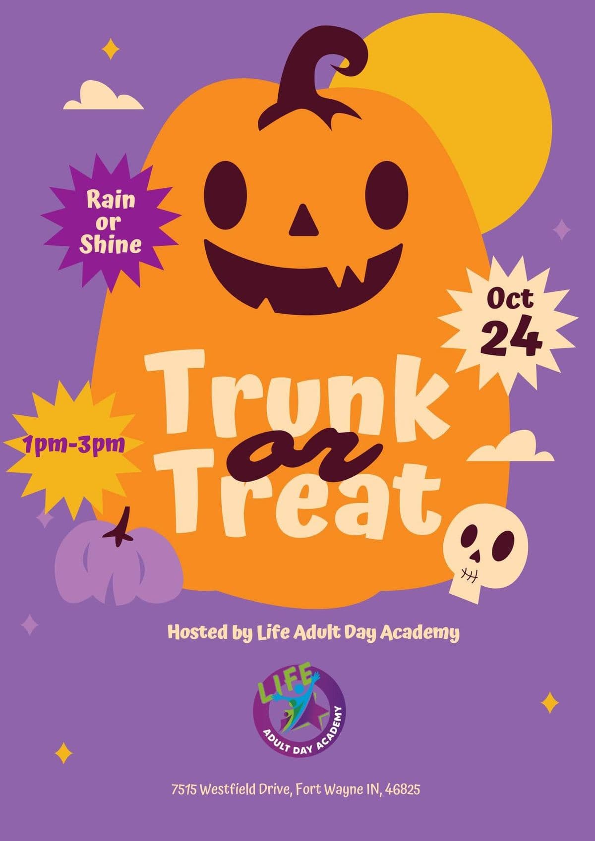 Life Adult Day Academy Trunk or Treat