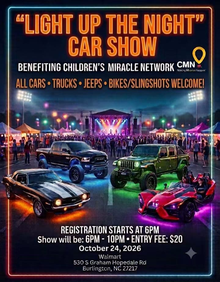 Light Up the Night Car Show