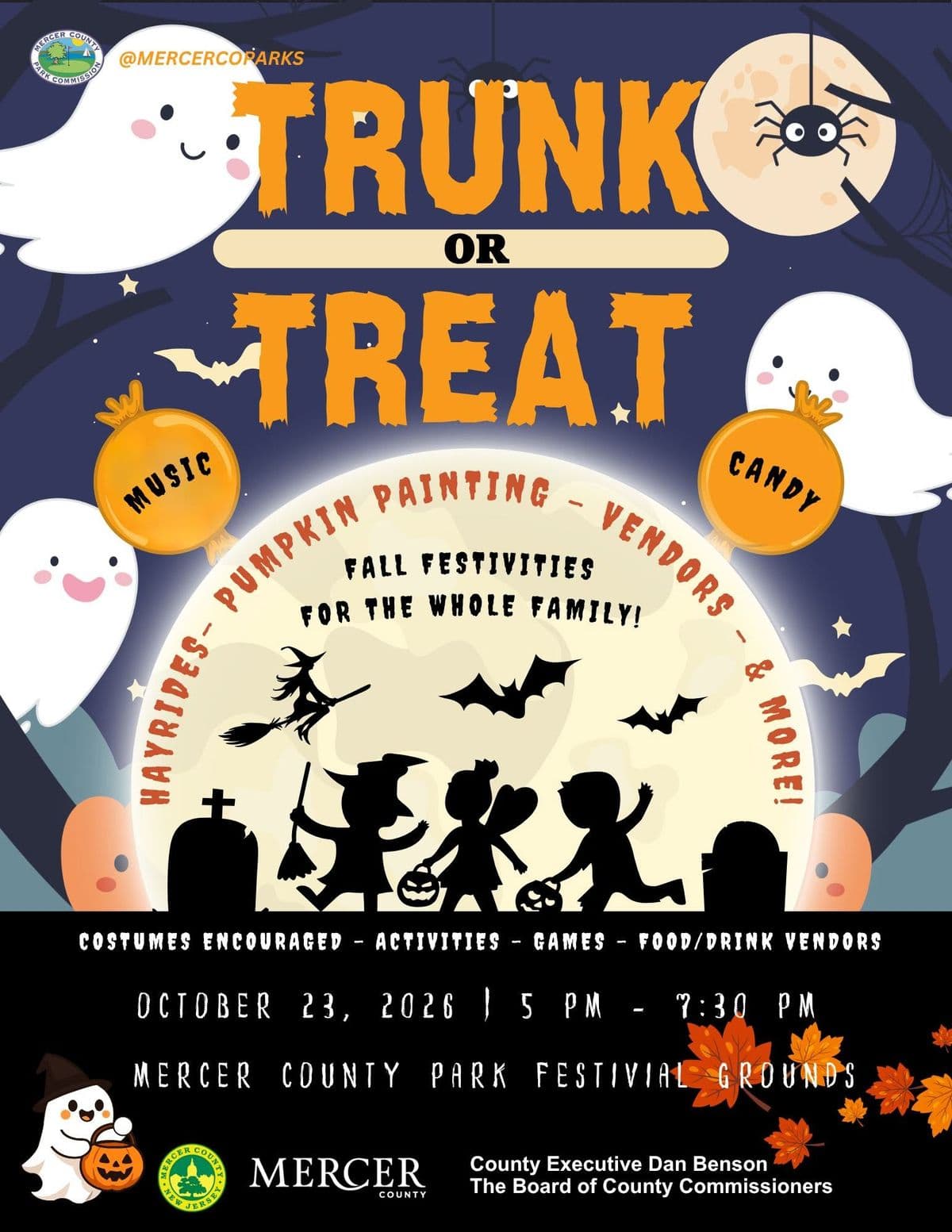 Mercer County Park Trunk or Treat