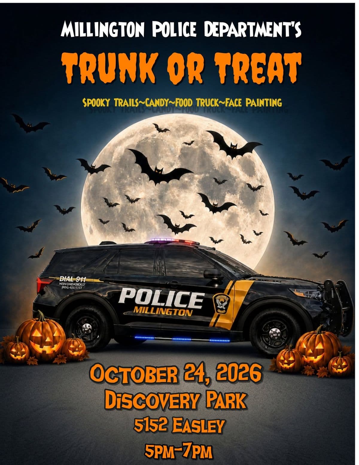 Millington Police Department Trunk or Treat