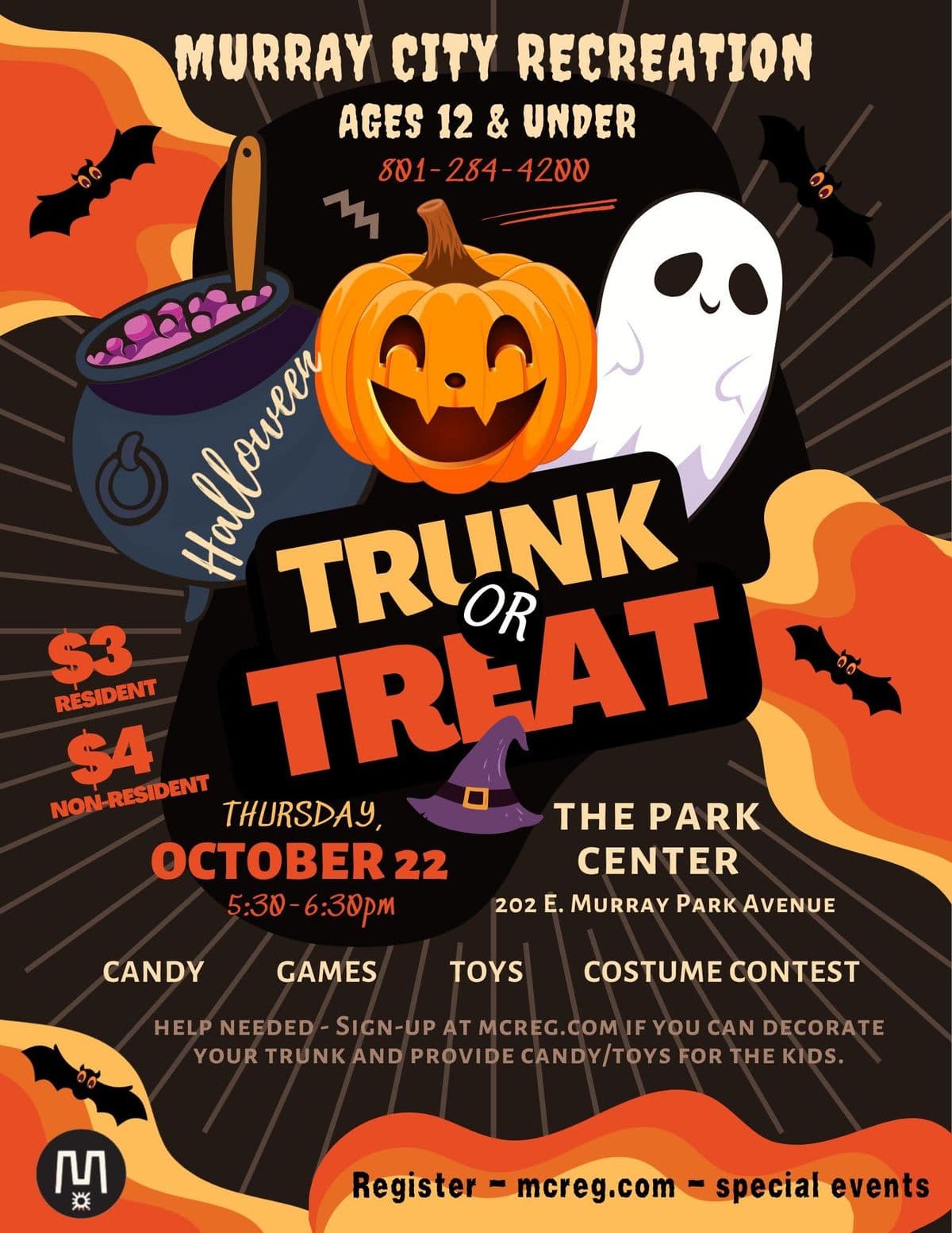 Murray City Recreation Trunk or Treat
