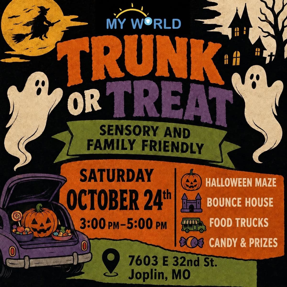 My World ABA Joplin Trunk or Treat