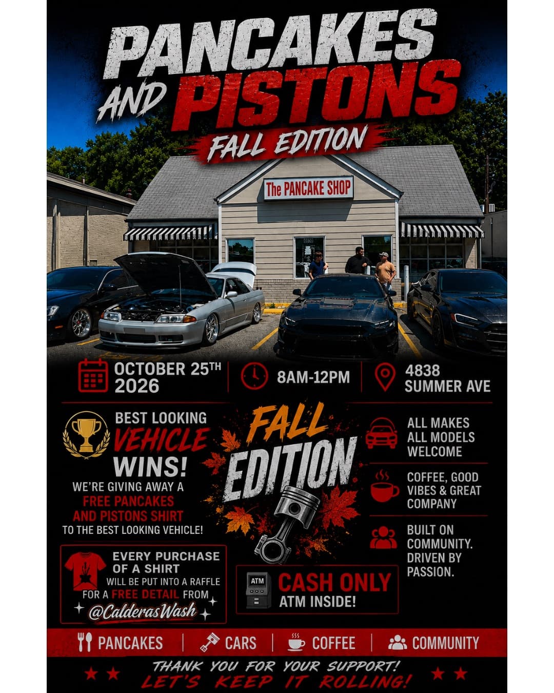Pancakes and Pistons: Fall Edition