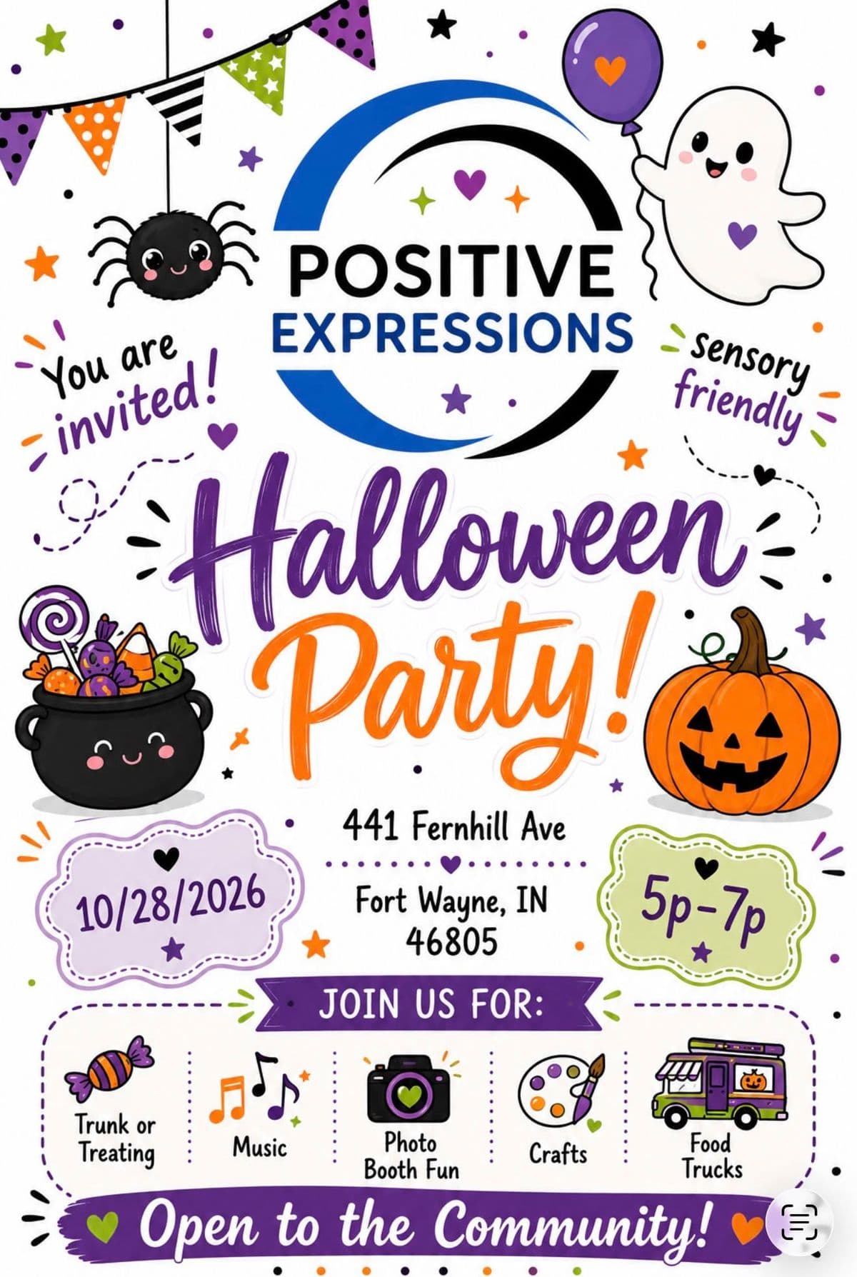 Positive Expressions Halloween Trunk and Treat!