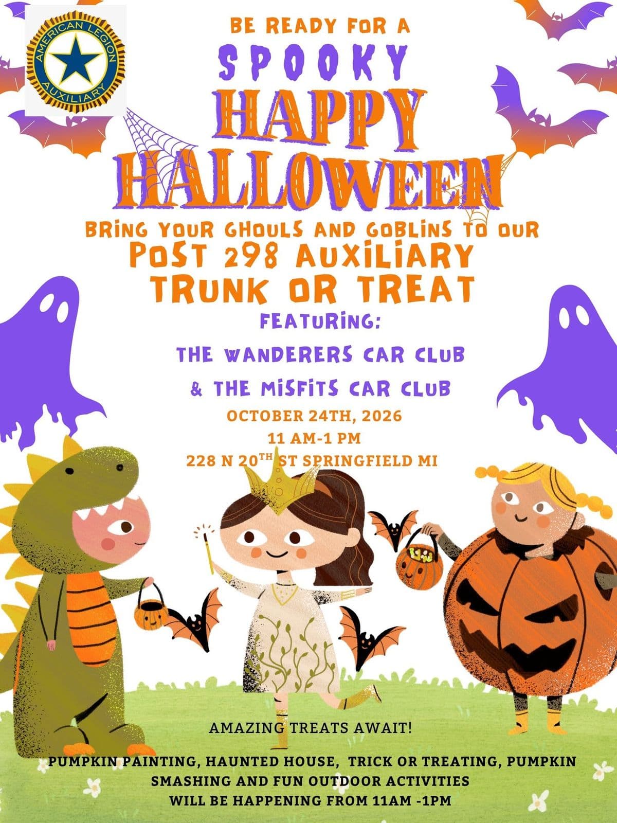 Post 298 Auxiliary Trunk or Treat