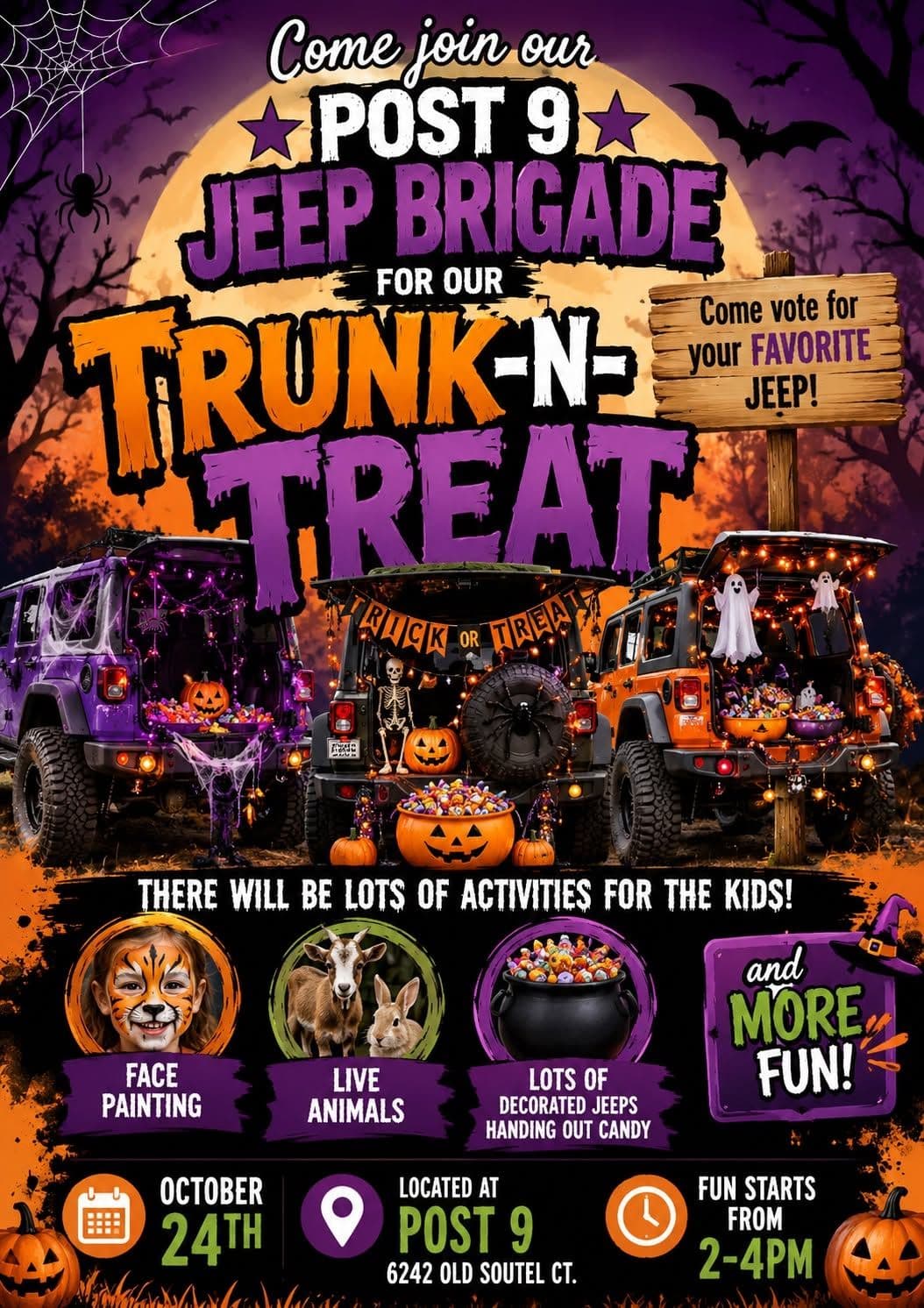 Post 9 Jeep Brigade Trunk-N-Treat