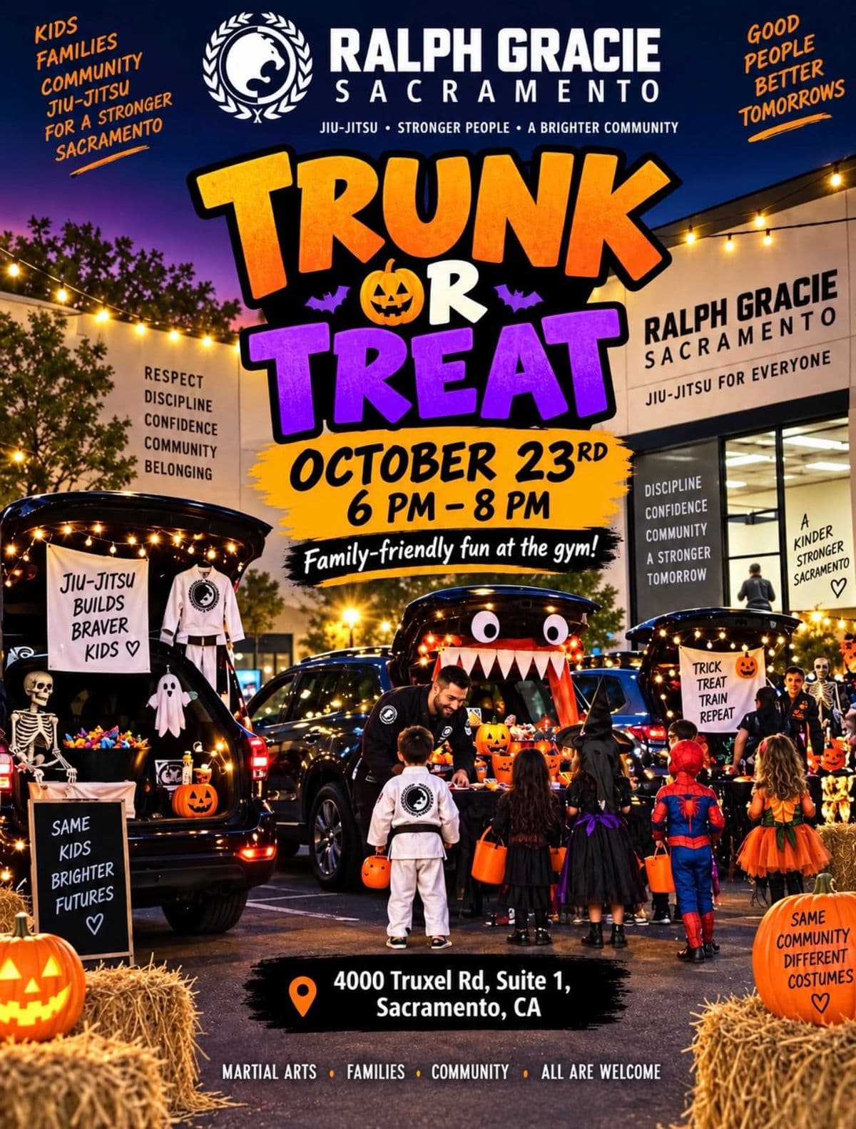 Ralph Gracie Sacramento Trunk or Treat