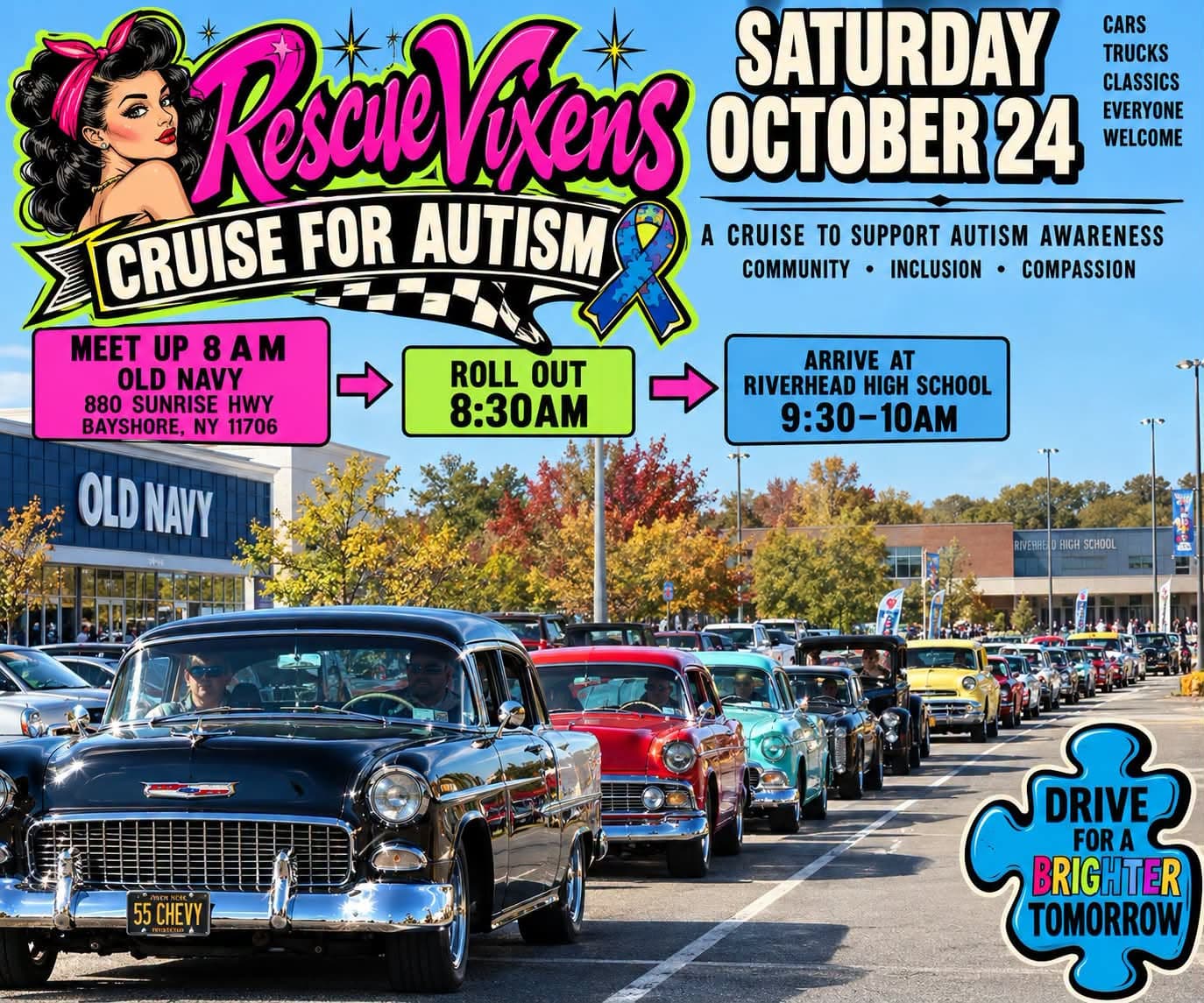 Rescue Vixens Cruise for Autism