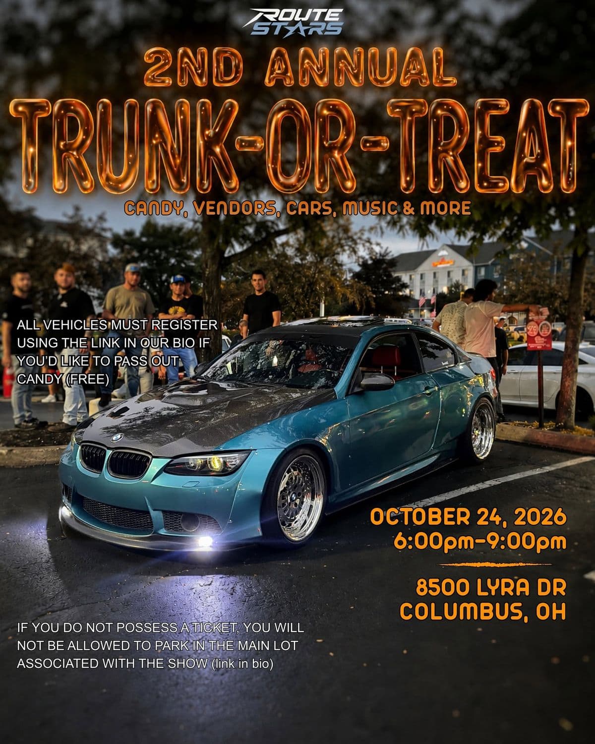 Route Stars 2nd Annual Trunk-or-Treat