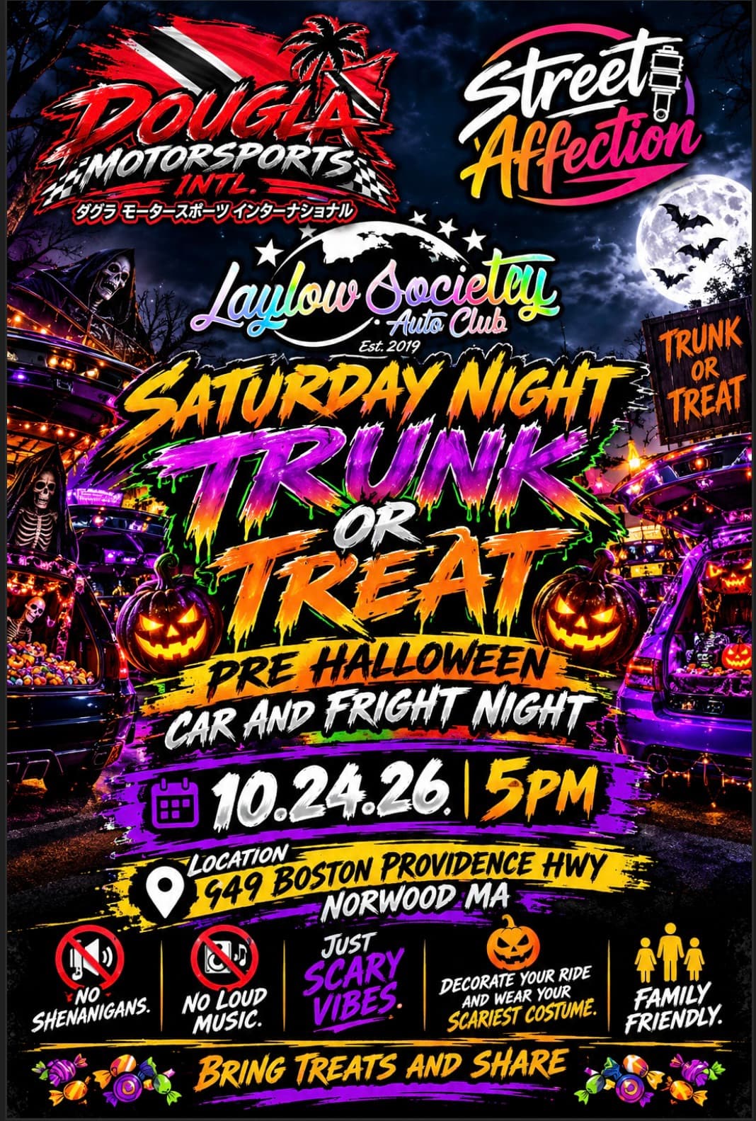 Saturday Night Trunk or Treat