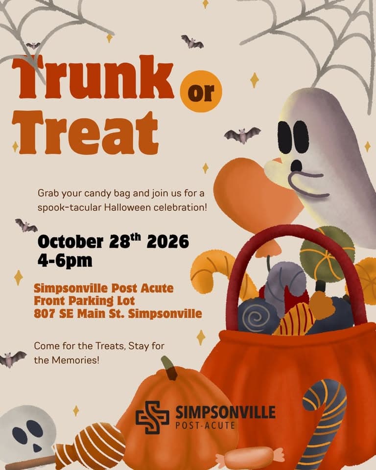 Simpsonville Post Acute Trunk or Treat