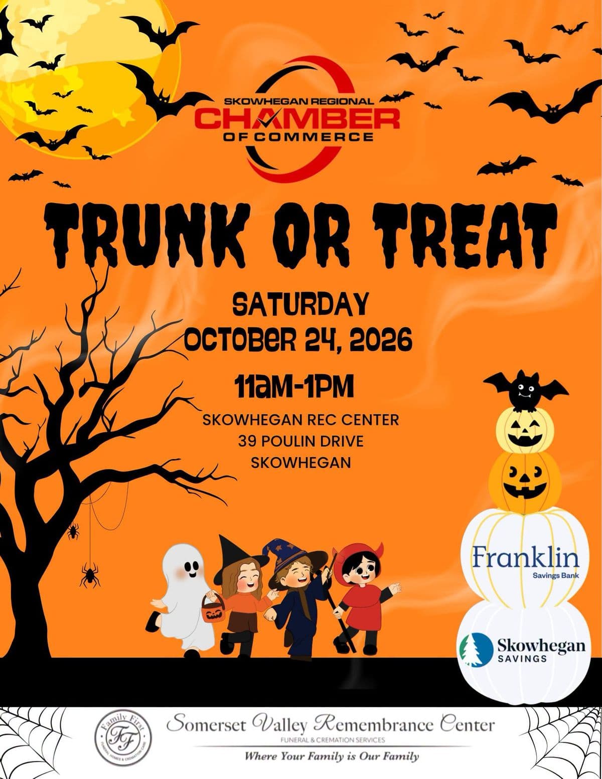Skowhegan Regional Chamber of Commerce Trunk or Treat