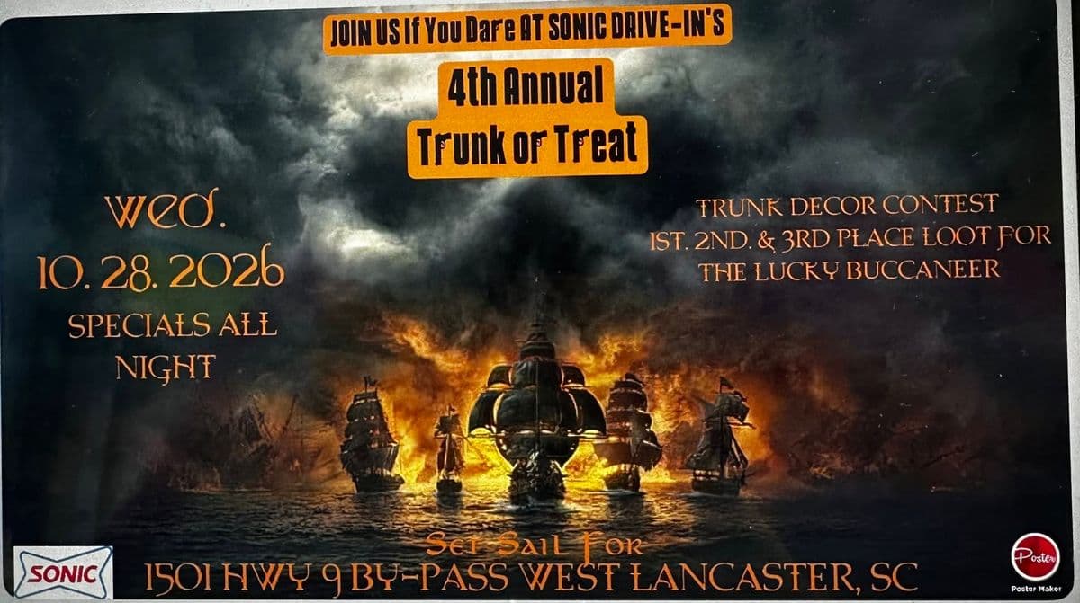 Sonic Drive-In’s 4th Annual Trunk or Treat