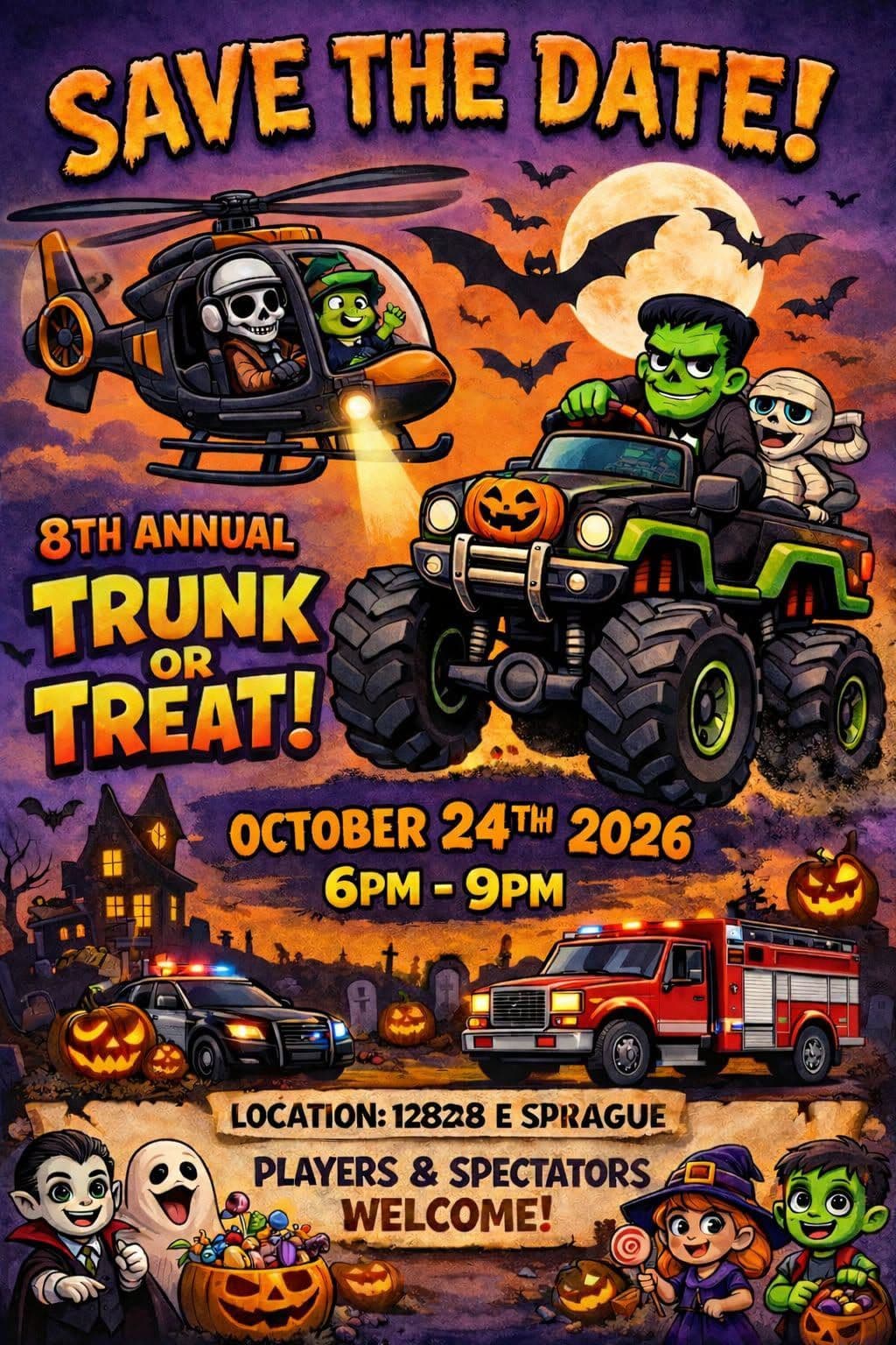 Spokane Riverside Cruisers 8th Annual Trunk or Treat