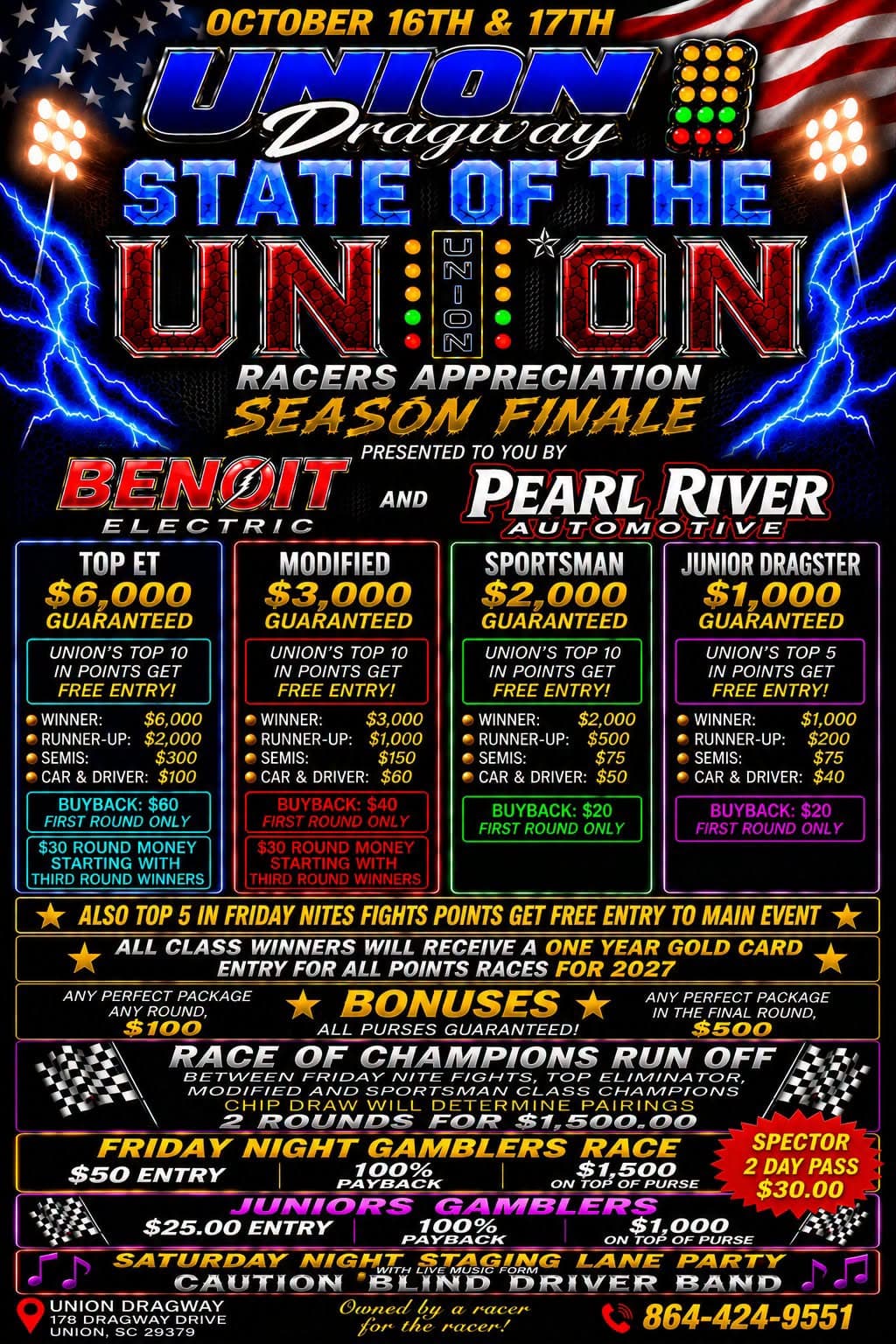 State of the Union Racers Appreciation Season Finale