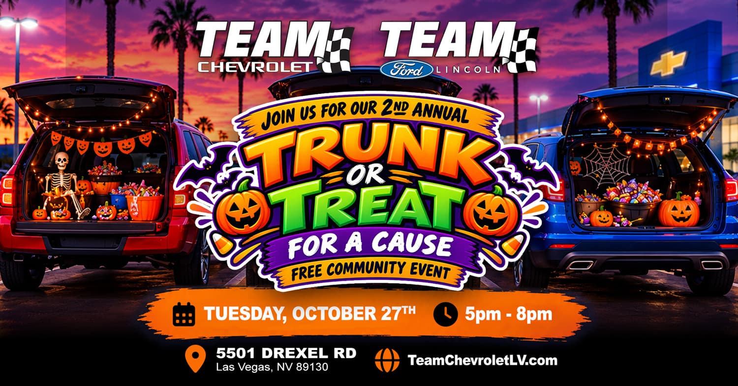 Team Chevrolet’s 2nd Annual Trunk or Treat for a Cause