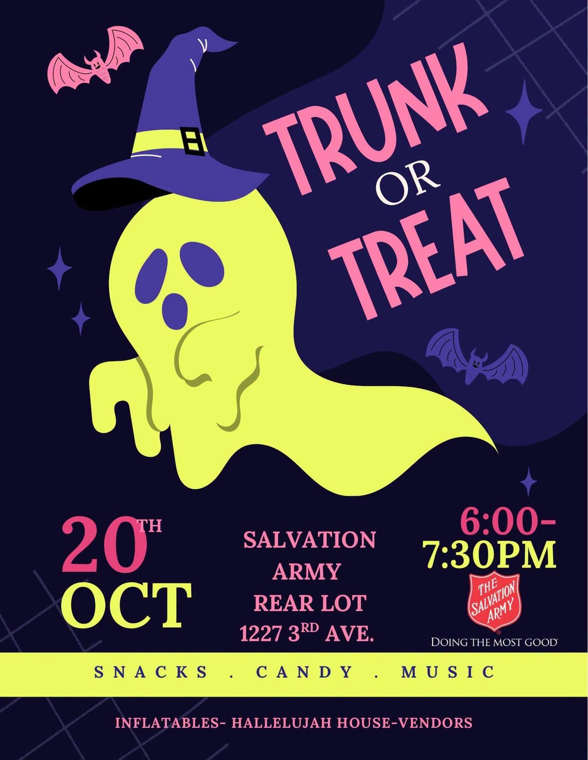 The Huntington Salvation Army Youth Annual Trunk or Treat