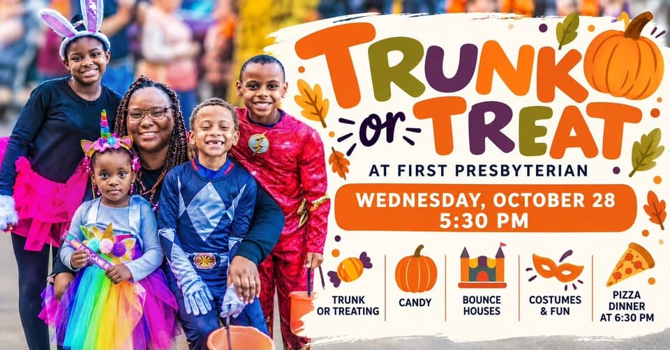 Trunk or Treat at First Presbyterian