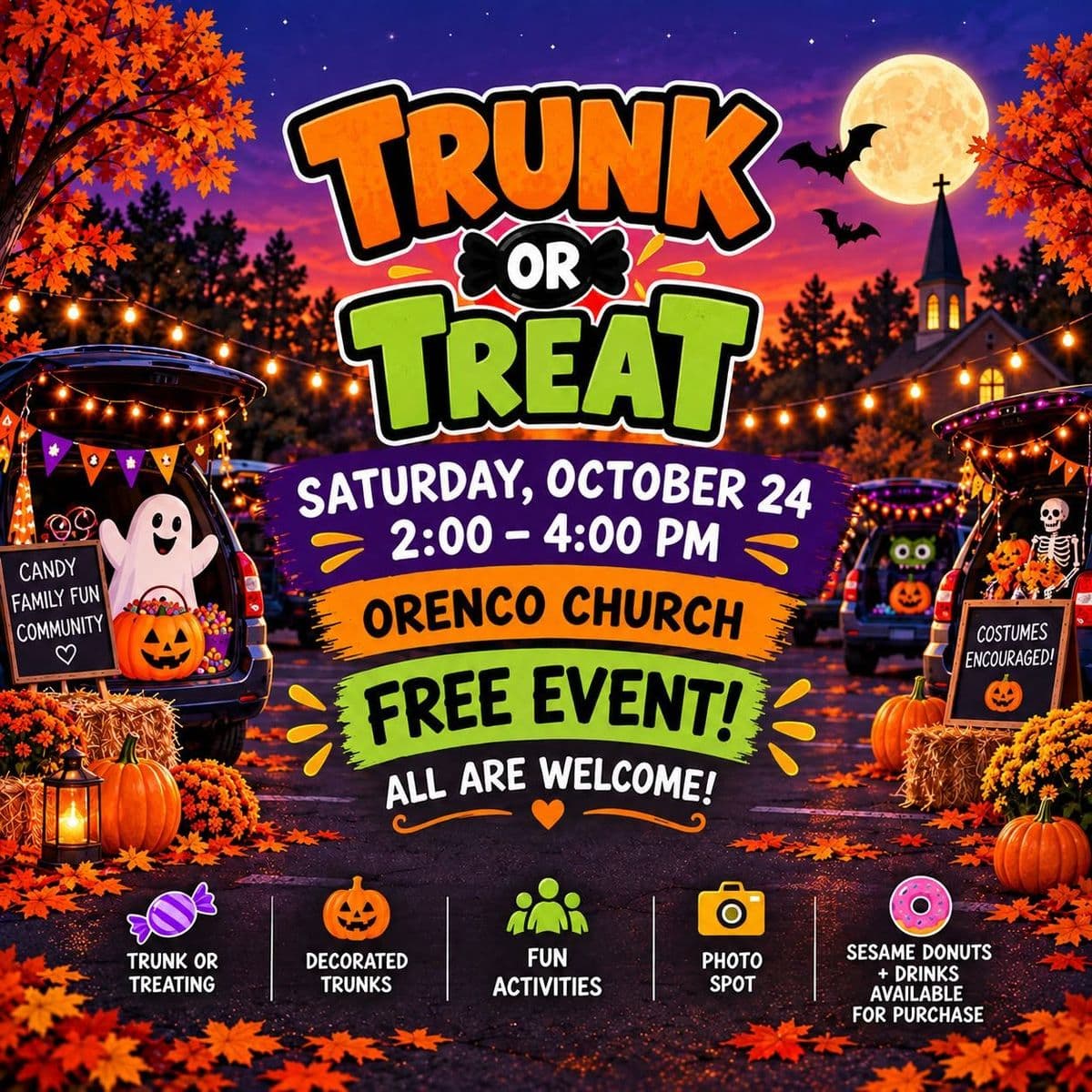 Trunk or Treat at Orenco Church