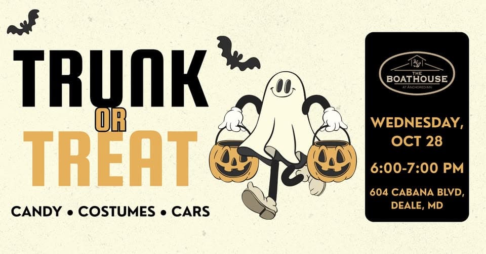 Trunk Or Treat At The Boathouse At Anchored Inn
