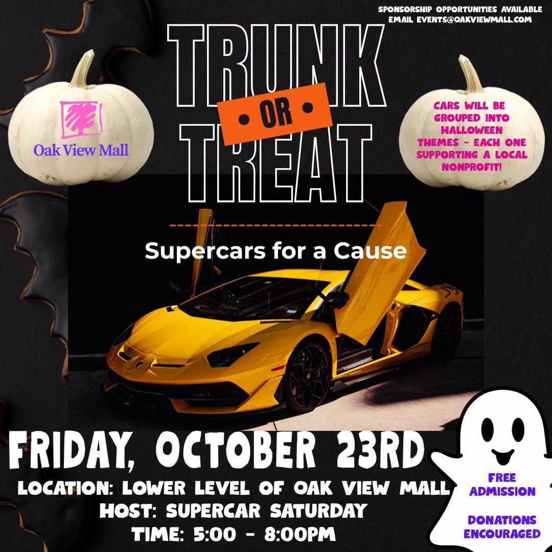 Trunk Or Treat: Supercars For A Cause
