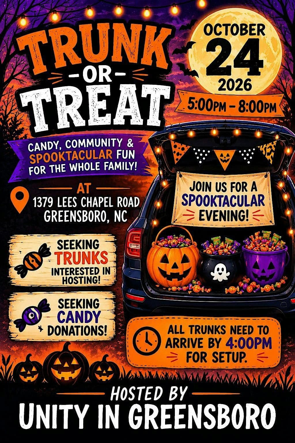 Unity in Greensboro Trunk-or-Treat