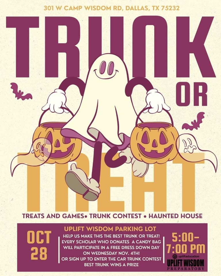 Uplift Wisdom Preparatory Trunk or Treat