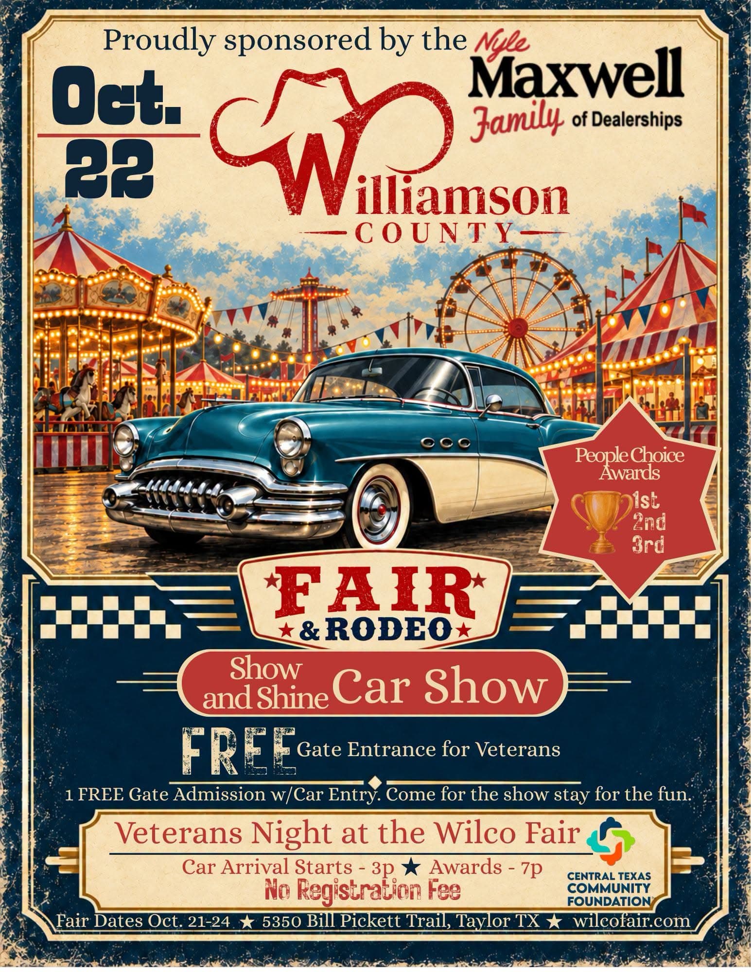 Williamson County Fair & Rodeo Show and Shine Car Show