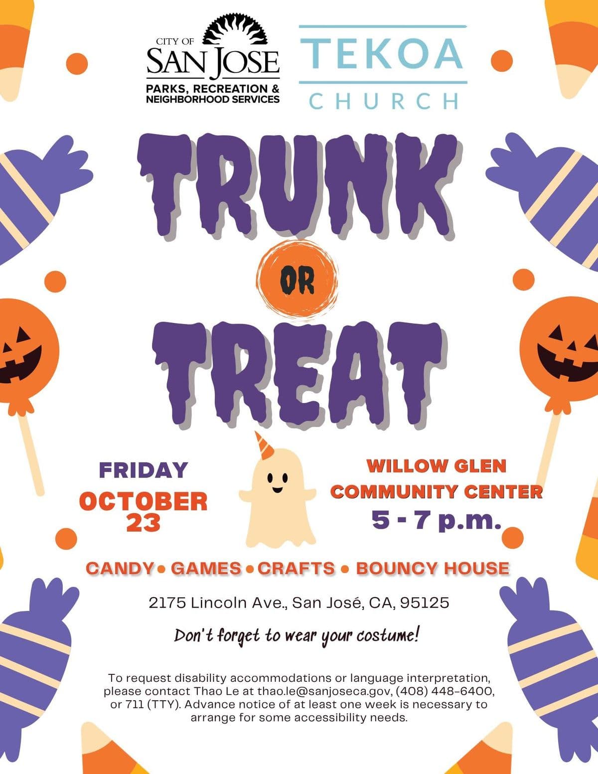 Willow Glen Trunk or Treat