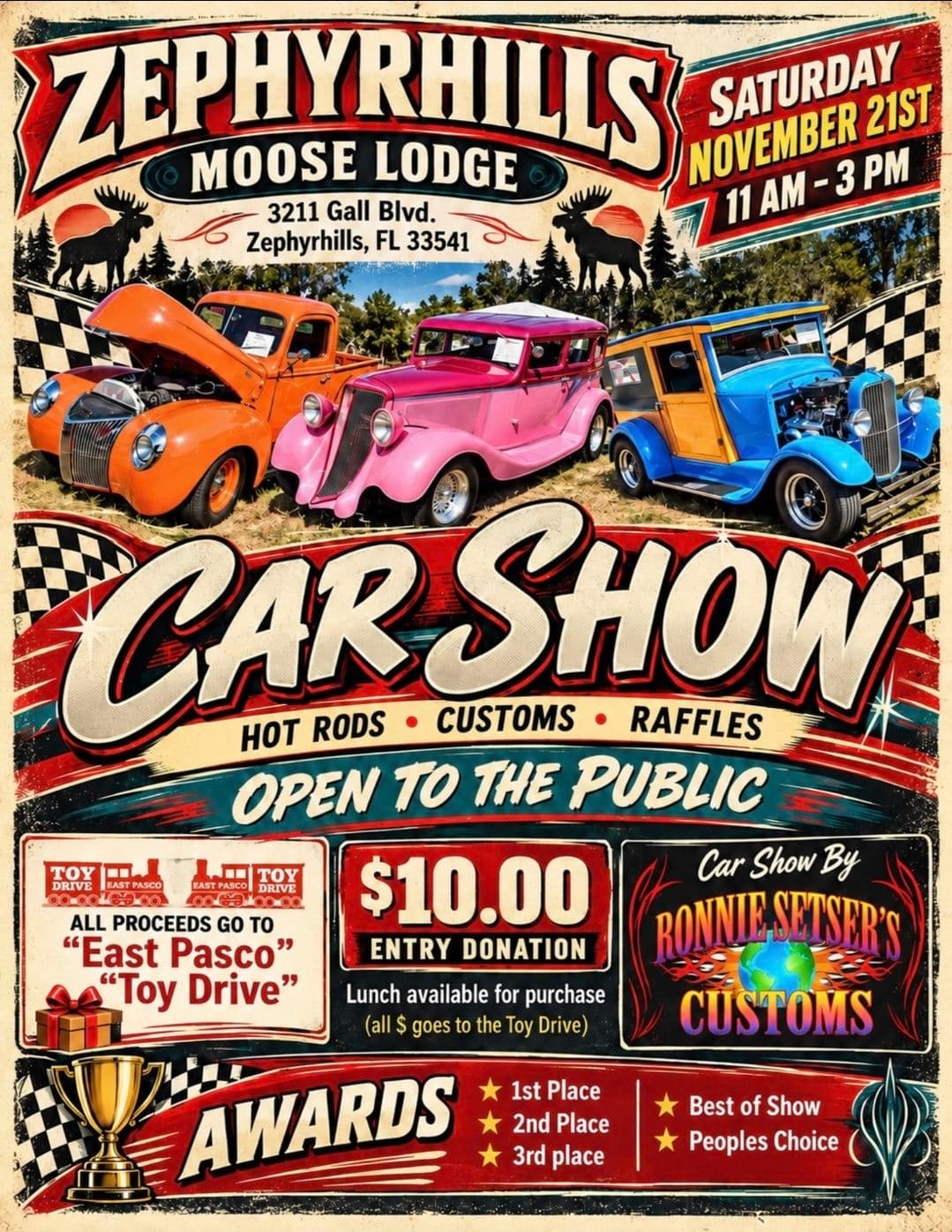 Zephyrhills Moose Lodge Car Show