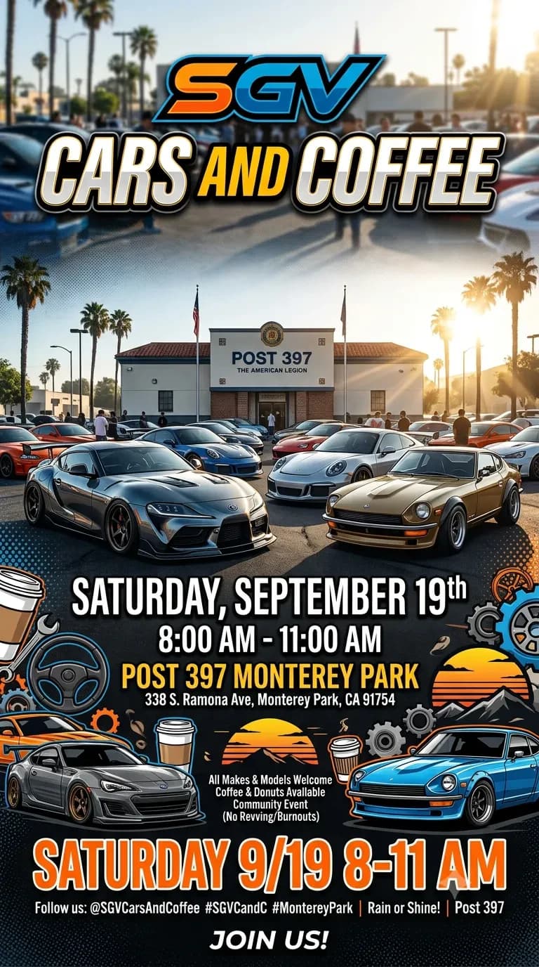 SGV Cars and Coffee