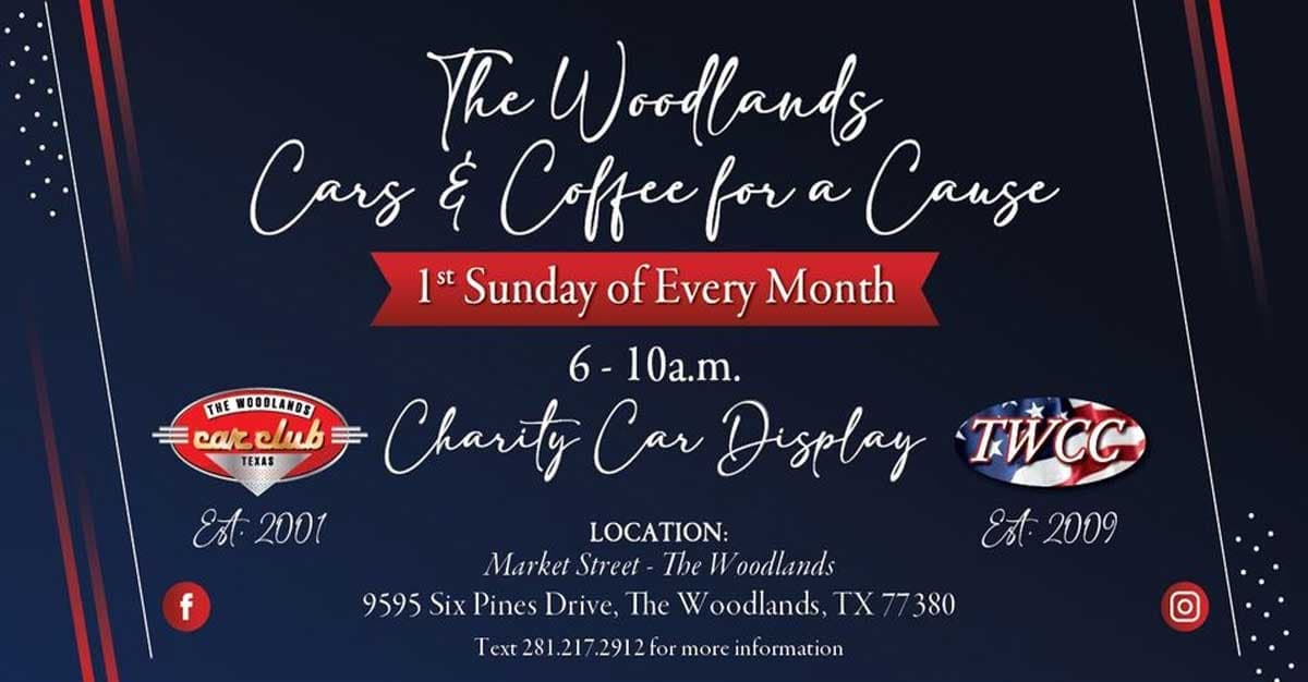 The Woodlands Cars & Coffee for a Cause