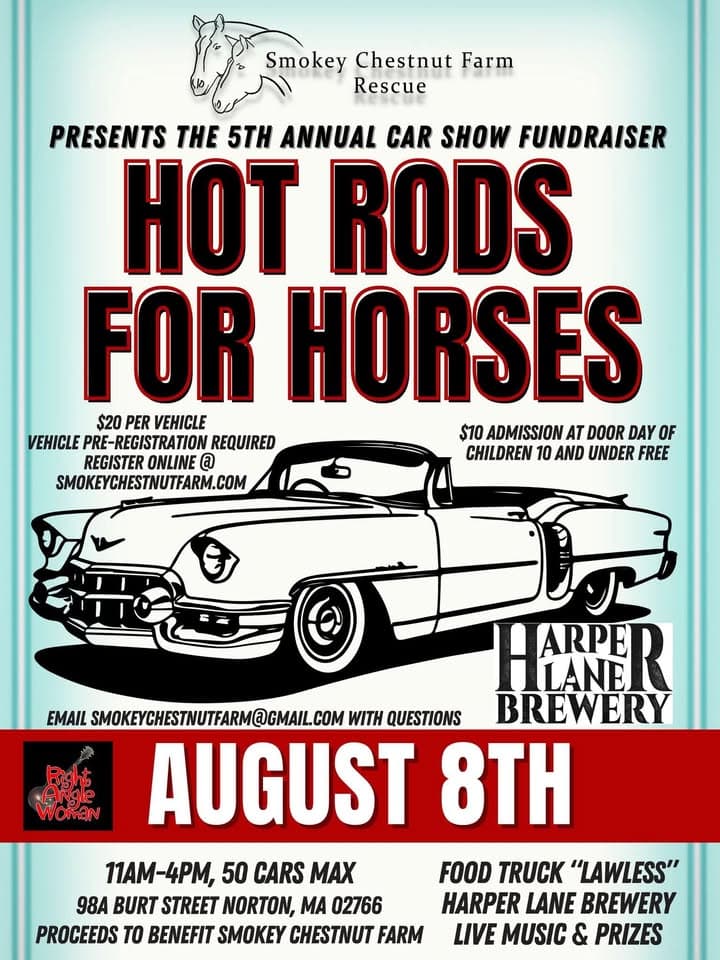 Annual Hot Rods for Horses Car Show Fundraiser