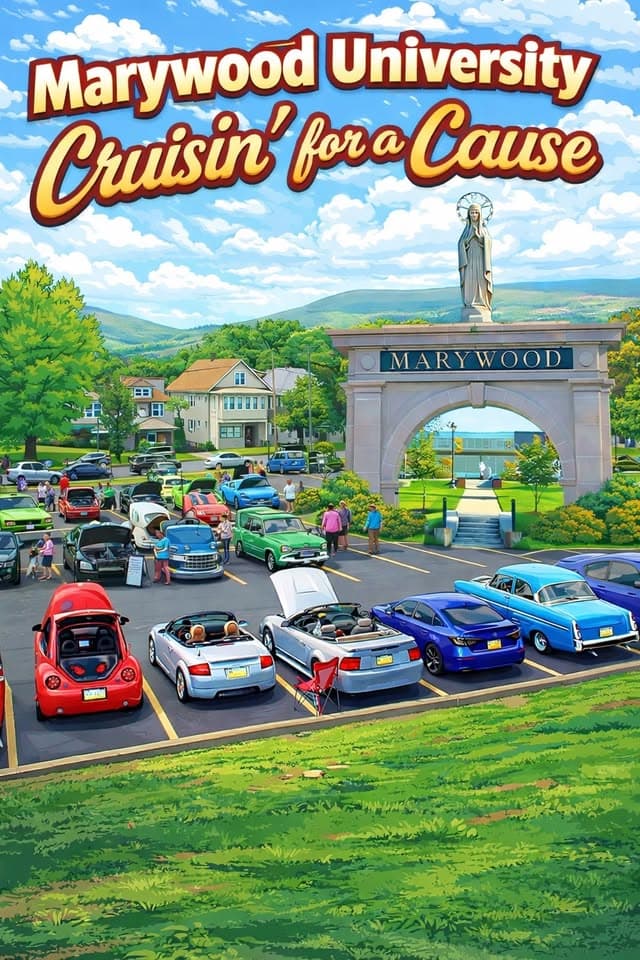 Marywood university Cruisin for a Cause for St. Joseph’s Center