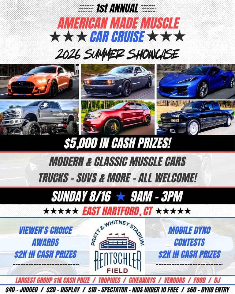 1st Annual – 2026 American Made Muscle Car Cruise Summer Showcase