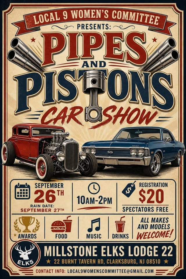 Pipes & pistons car show