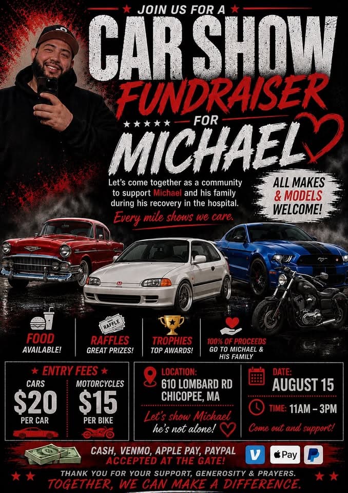 Car show fundraiser for Michael
