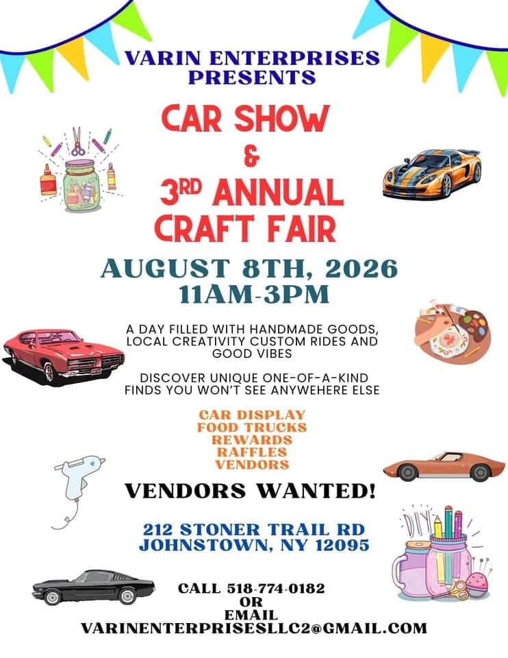 Varin Enterprises 3rd Annual Craft Fair & Car Show!