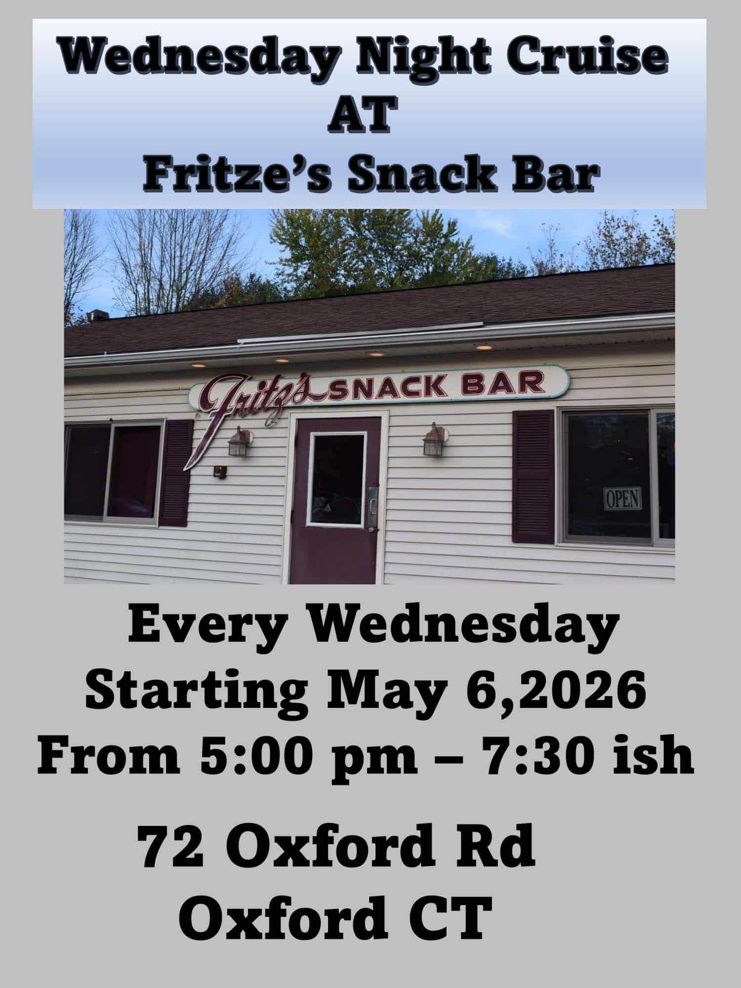 Wednesday Night Cruise at Fritz’s