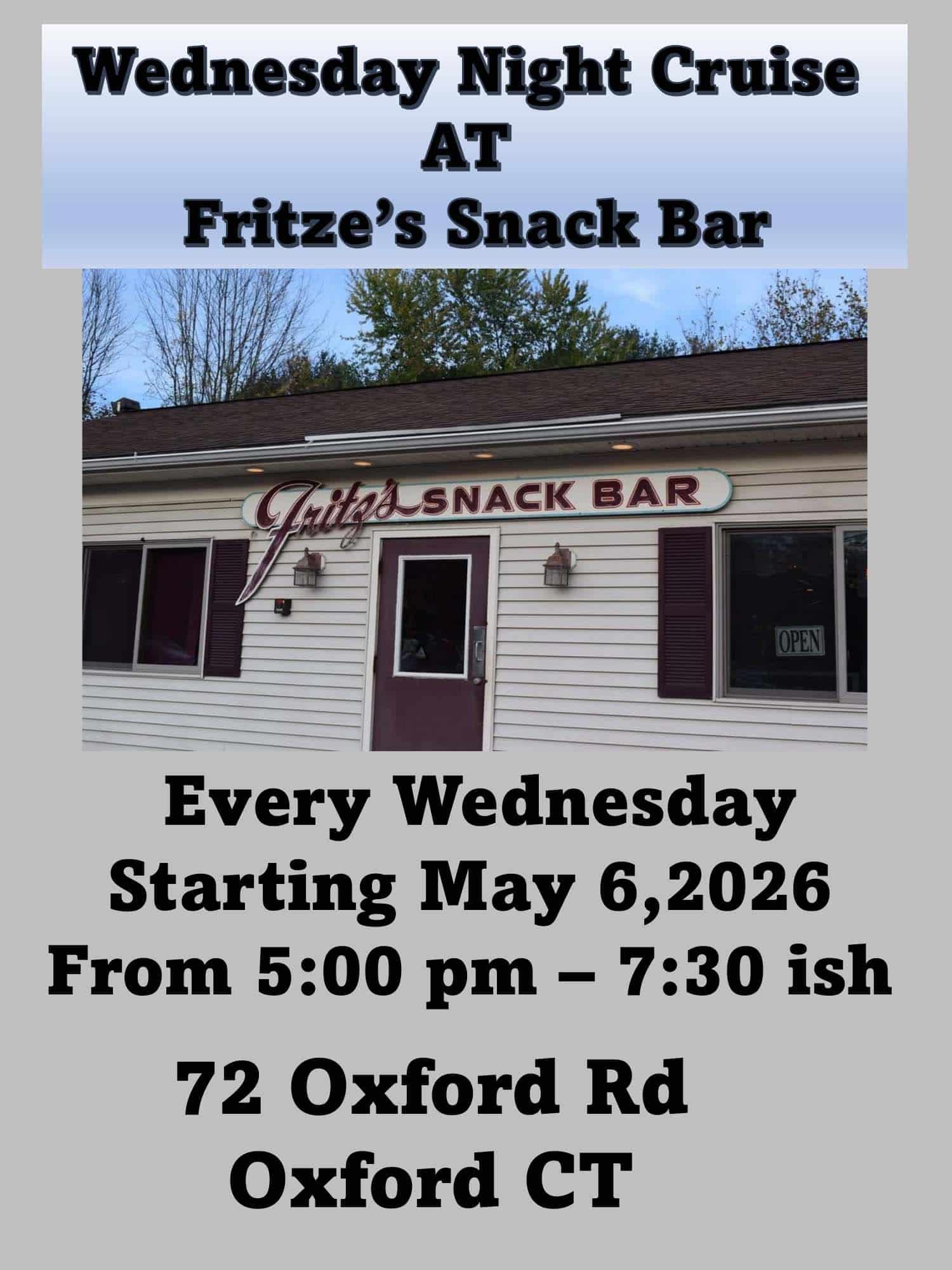 Wednesday Night Cruise at Fritz’s
