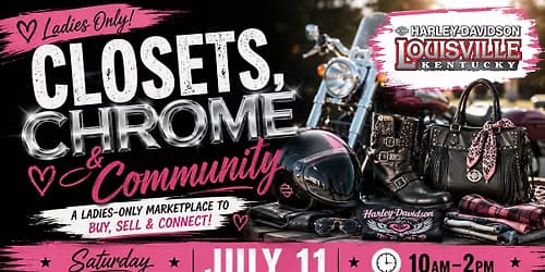 Closets, Chrome, & Community Ladies' Swap Meet
