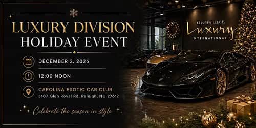 Luxury Division Holiday Event "Carolina Exotic Car Club