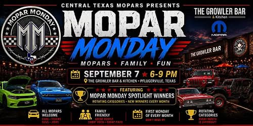 Mopar Monday | September 2026