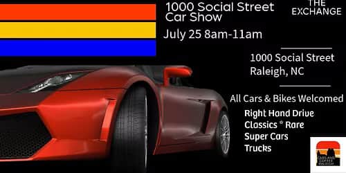 1000 Social Street Car Show @The Exchange